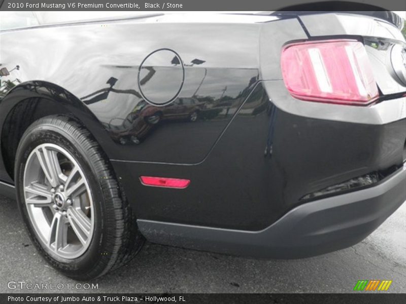 Black / Stone 2010 Ford Mustang V6 Premium Convertible