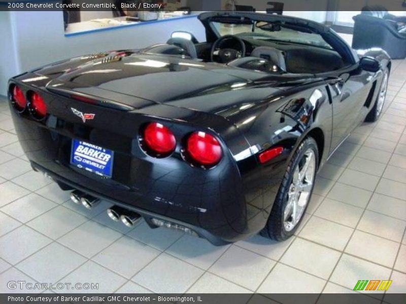 Black / Ebony 2008 Chevrolet Corvette Convertible