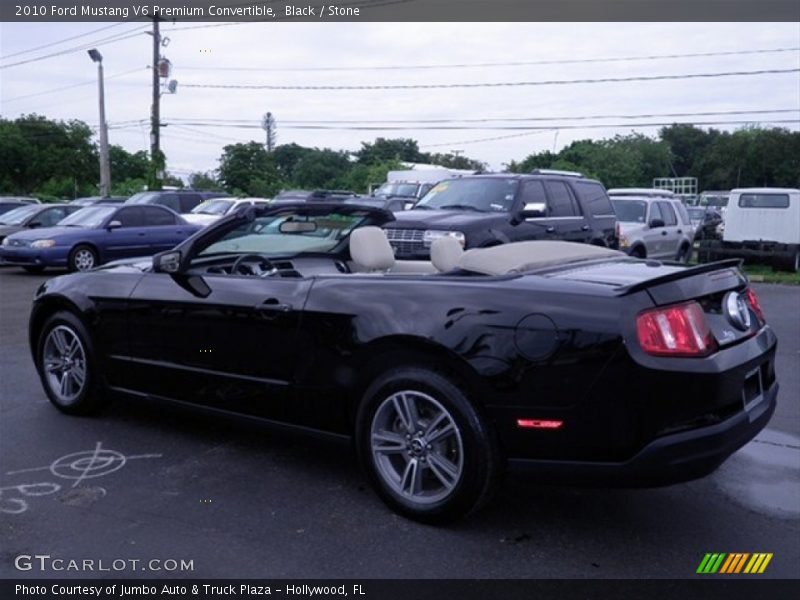 Black / Stone 2010 Ford Mustang V6 Premium Convertible