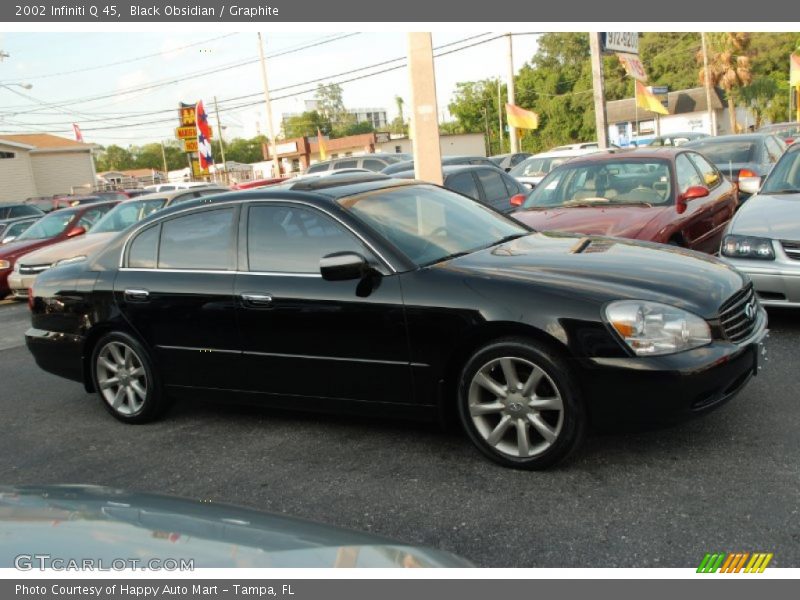 Black Obsidian / Graphite 2002 Infiniti Q 45