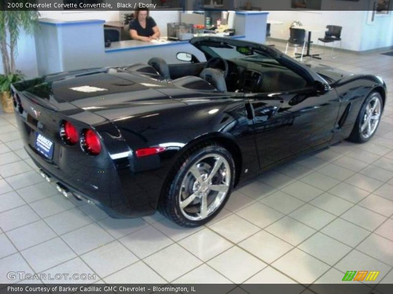 Black / Ebony 2008 Chevrolet Corvette Convertible