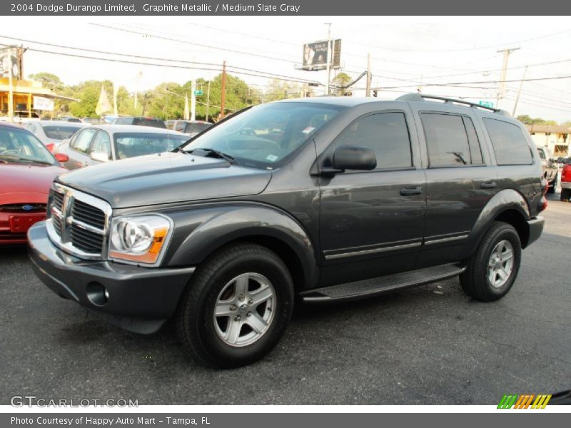 Graphite Metallic / Medium Slate Gray 2004 Dodge Durango Limited