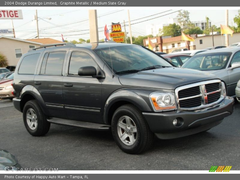 Graphite Metallic / Medium Slate Gray 2004 Dodge Durango Limited
