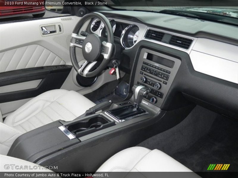 Black / Stone 2010 Ford Mustang V6 Premium Convertible