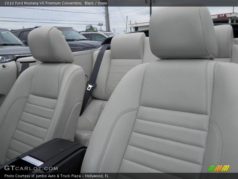 Black / Stone 2010 Ford Mustang V6 Premium Convertible