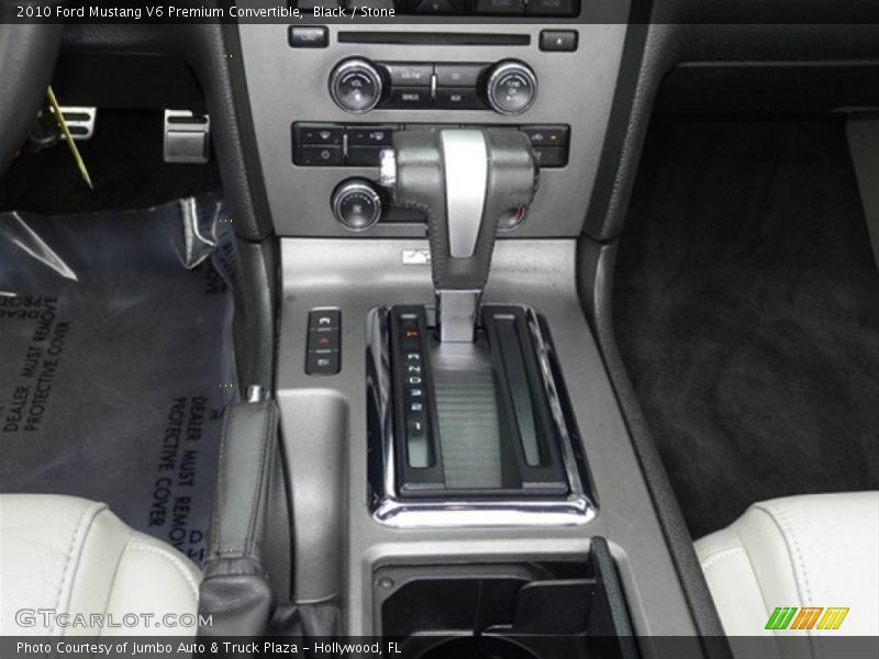 Black / Stone 2010 Ford Mustang V6 Premium Convertible