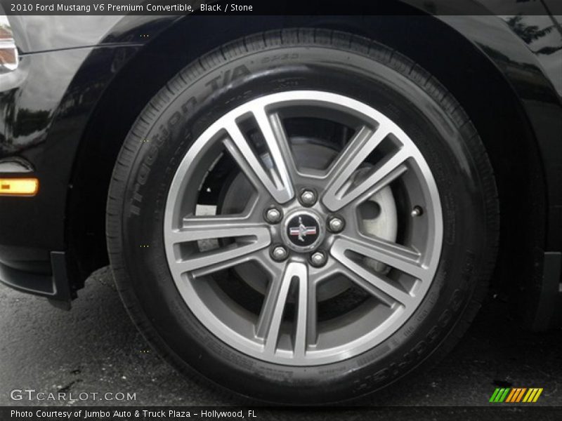 Black / Stone 2010 Ford Mustang V6 Premium Convertible