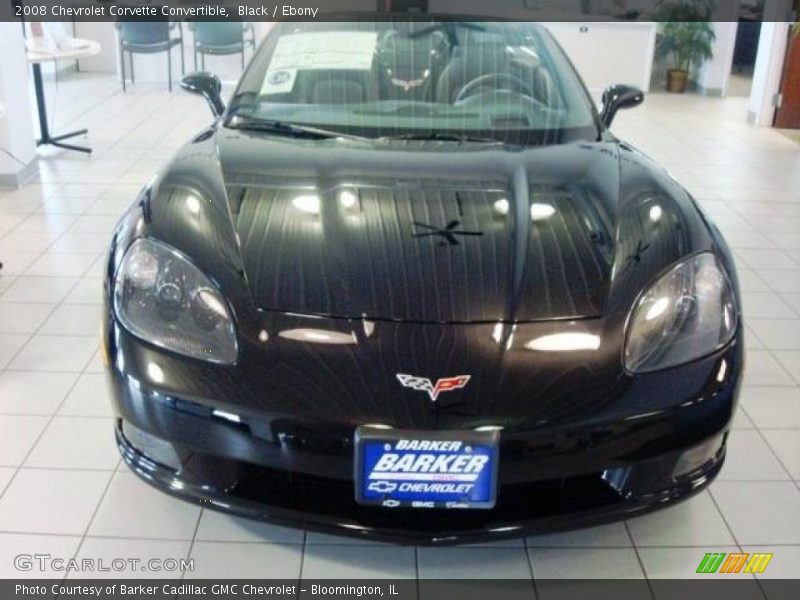 Black / Ebony 2008 Chevrolet Corvette Convertible