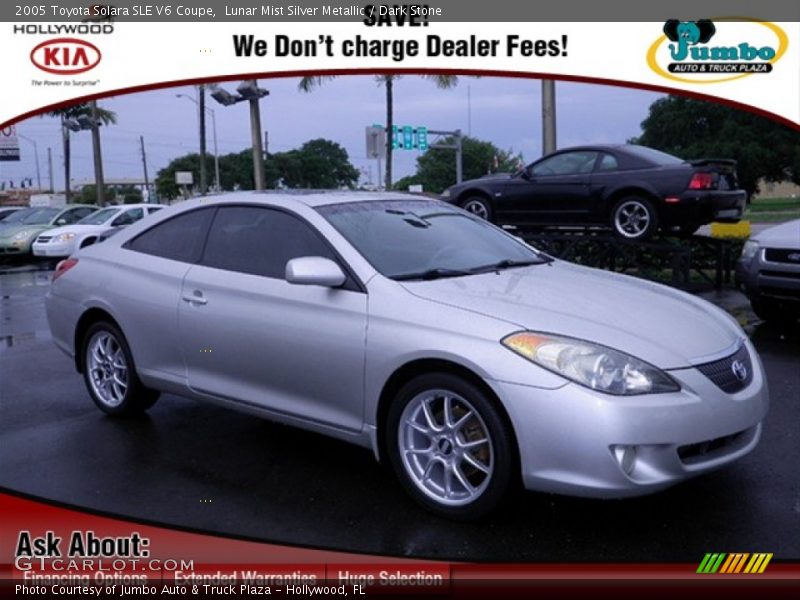 Lunar Mist Silver Metallic / Dark Stone 2005 Toyota Solara SLE V6 Coupe