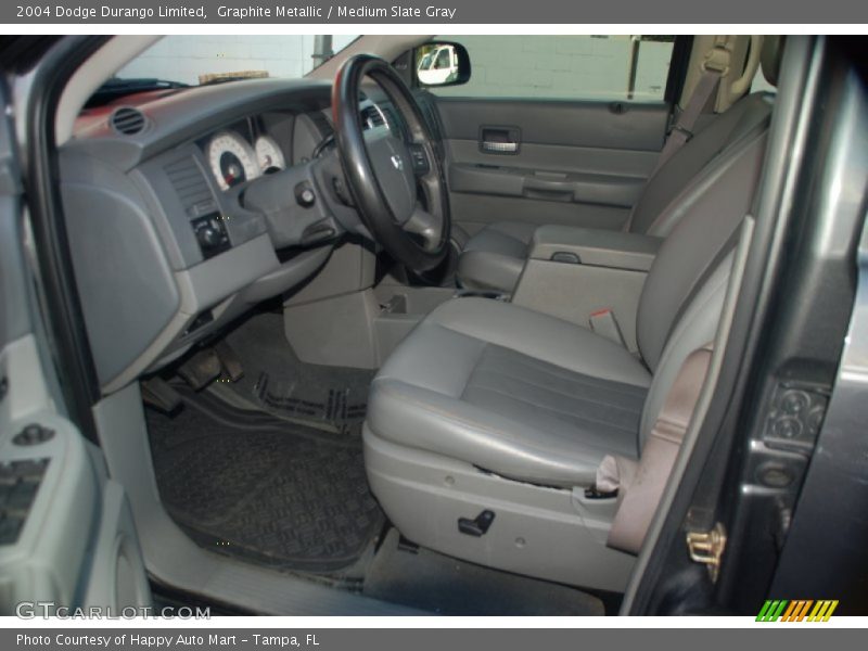 Graphite Metallic / Medium Slate Gray 2004 Dodge Durango Limited