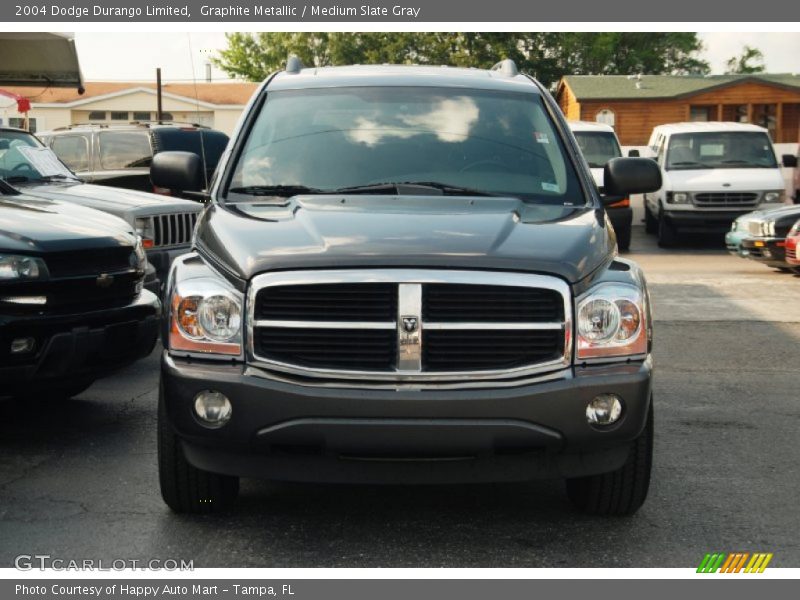 Graphite Metallic / Medium Slate Gray 2004 Dodge Durango Limited