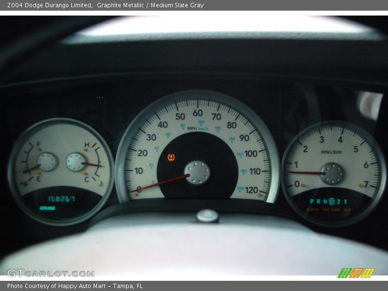 Graphite Metallic / Medium Slate Gray 2004 Dodge Durango Limited
