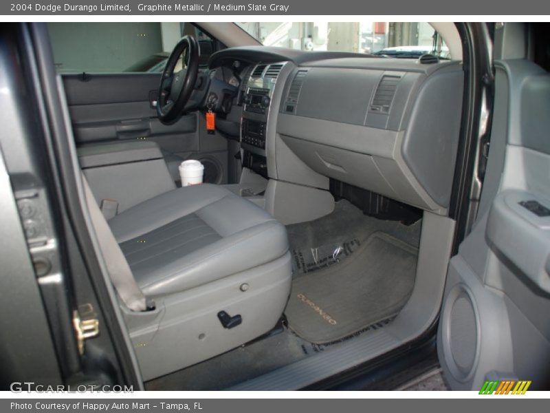 Graphite Metallic / Medium Slate Gray 2004 Dodge Durango Limited