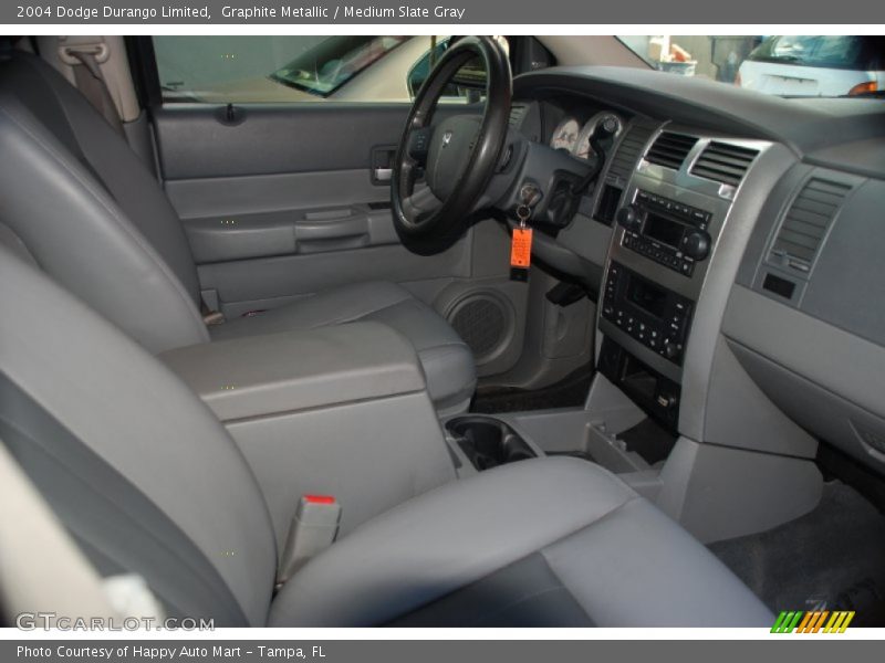 Graphite Metallic / Medium Slate Gray 2004 Dodge Durango Limited