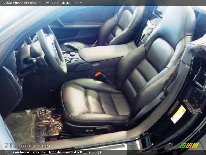 Black / Ebony 2008 Chevrolet Corvette Convertible