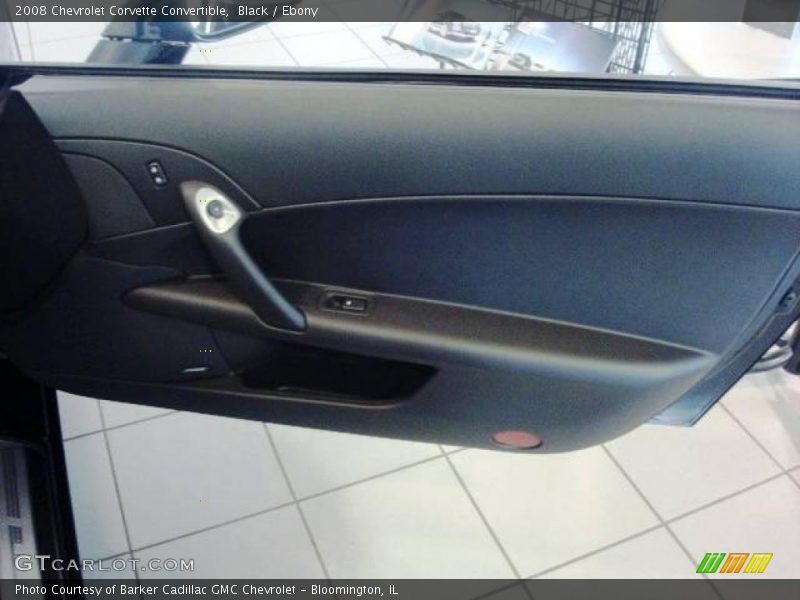 Black / Ebony 2008 Chevrolet Corvette Convertible