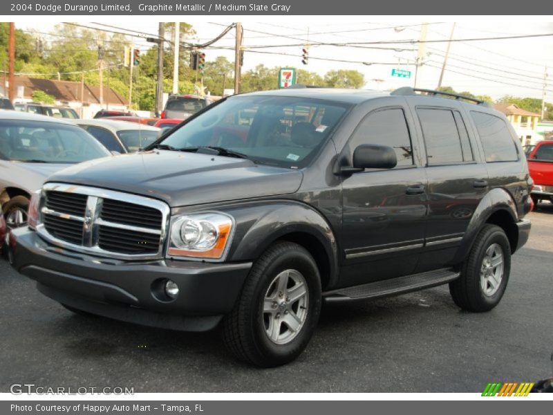 Graphite Metallic / Medium Slate Gray 2004 Dodge Durango Limited