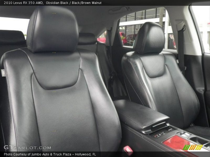 Obsidian Black / Black/Brown Walnut 2010 Lexus RX 350 AWD