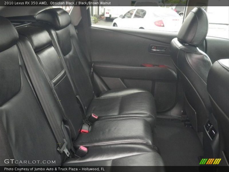 Obsidian Black / Black/Brown Walnut 2010 Lexus RX 350 AWD