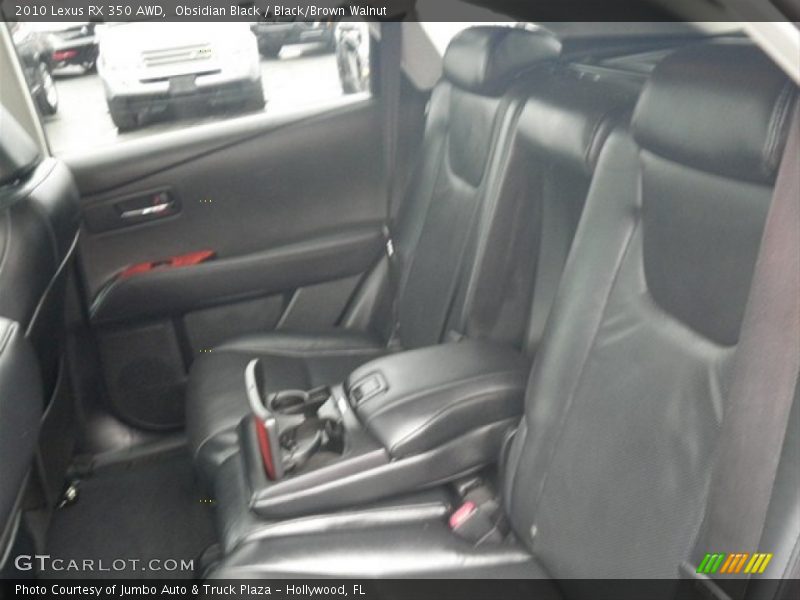 Obsidian Black / Black/Brown Walnut 2010 Lexus RX 350 AWD