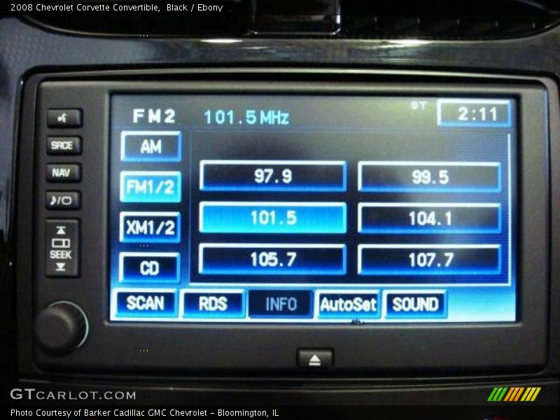 Black / Ebony 2008 Chevrolet Corvette Convertible