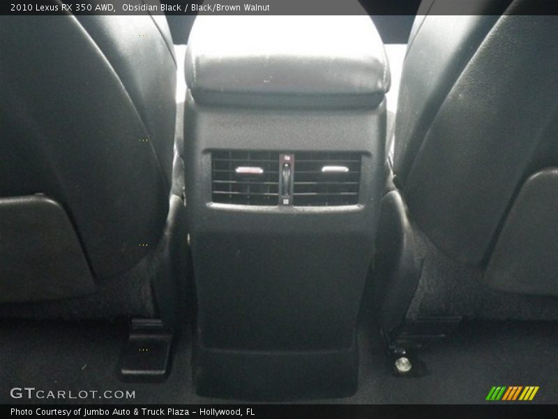 Obsidian Black / Black/Brown Walnut 2010 Lexus RX 350 AWD