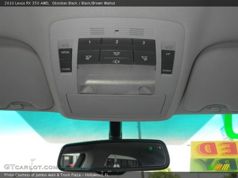 Obsidian Black / Black/Brown Walnut 2010 Lexus RX 350 AWD