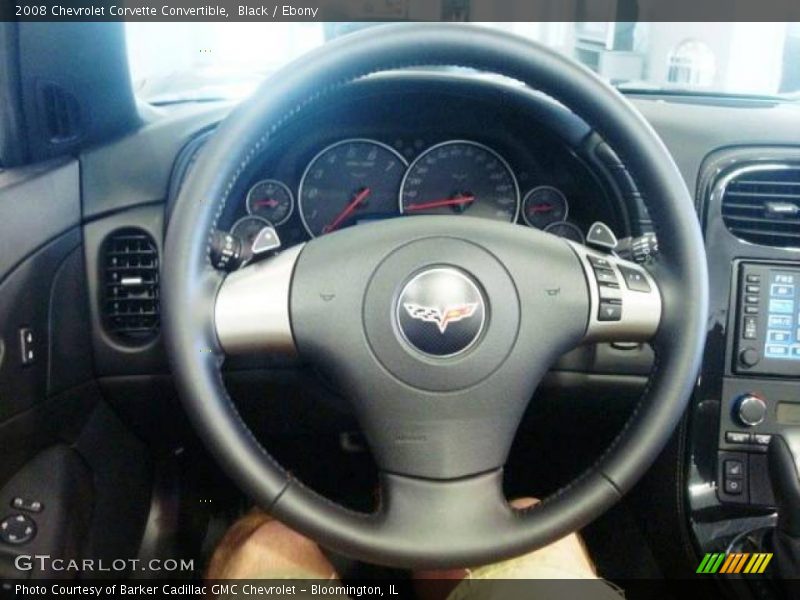 Black / Ebony 2008 Chevrolet Corvette Convertible