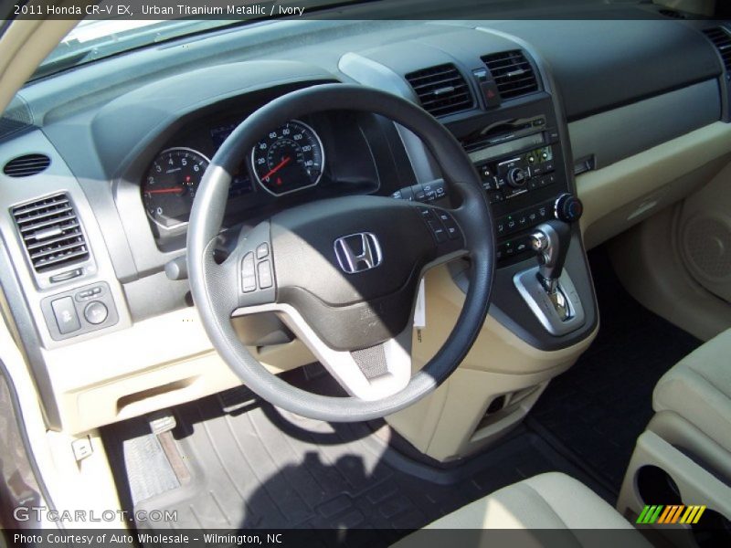 Urban Titanium Metallic / Ivory 2011 Honda CR-V EX
