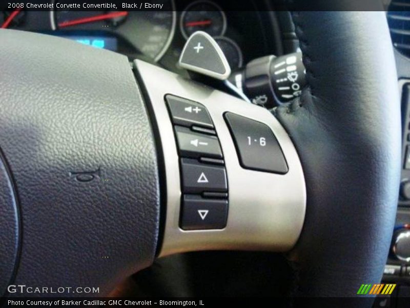 Black / Ebony 2008 Chevrolet Corvette Convertible
