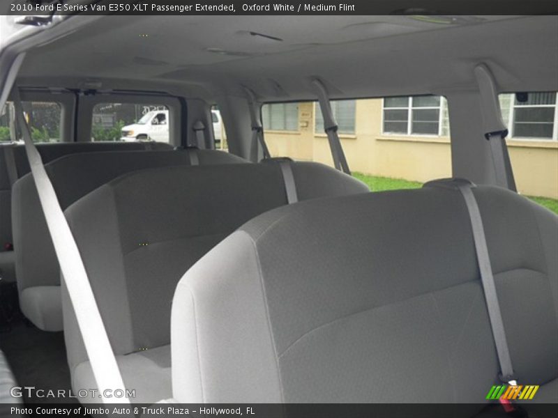 Oxford White / Medium Flint 2010 Ford E Series Van E350 XLT Passenger Extended