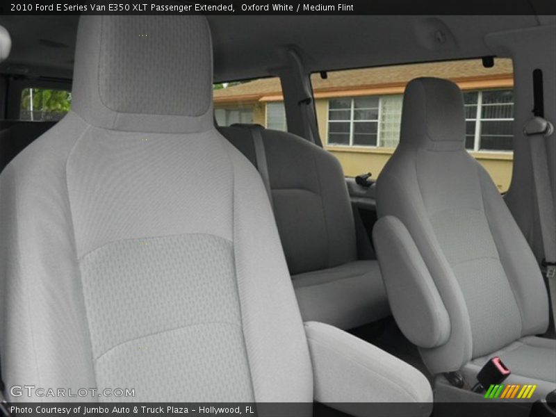 Oxford White / Medium Flint 2010 Ford E Series Van E350 XLT Passenger Extended