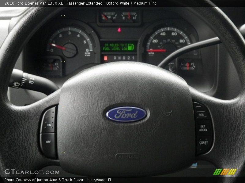 Oxford White / Medium Flint 2010 Ford E Series Van E350 XLT Passenger Extended