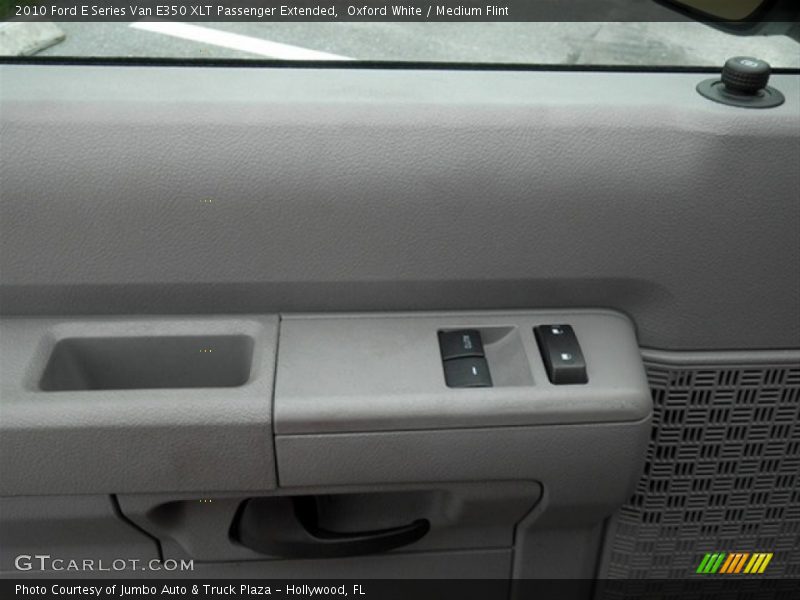 Oxford White / Medium Flint 2010 Ford E Series Van E350 XLT Passenger Extended