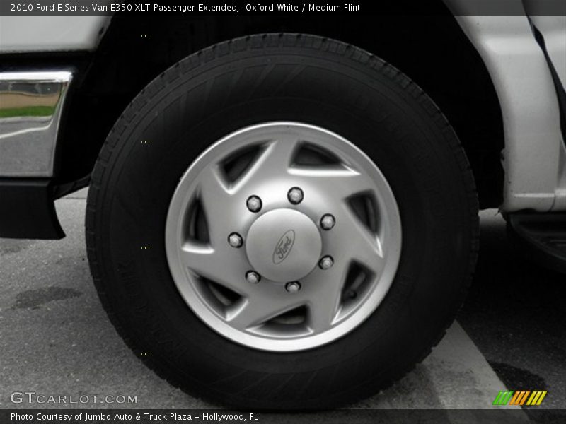 Oxford White / Medium Flint 2010 Ford E Series Van E350 XLT Passenger Extended