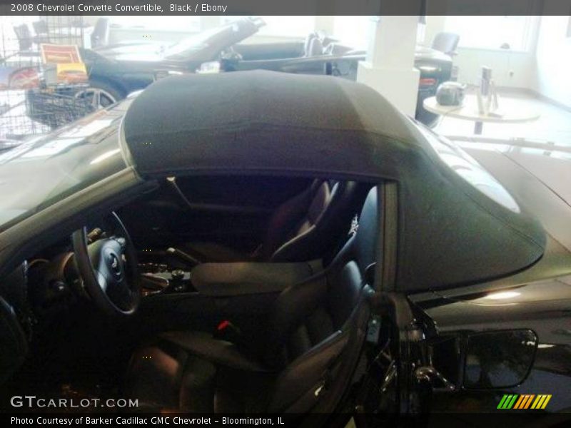 Black / Ebony 2008 Chevrolet Corvette Convertible