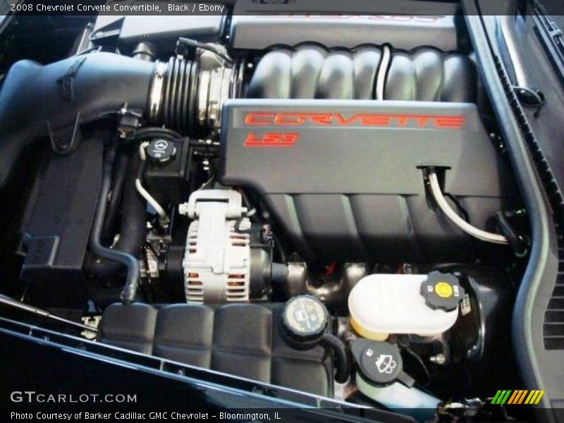 Black / Ebony 2008 Chevrolet Corvette Convertible
