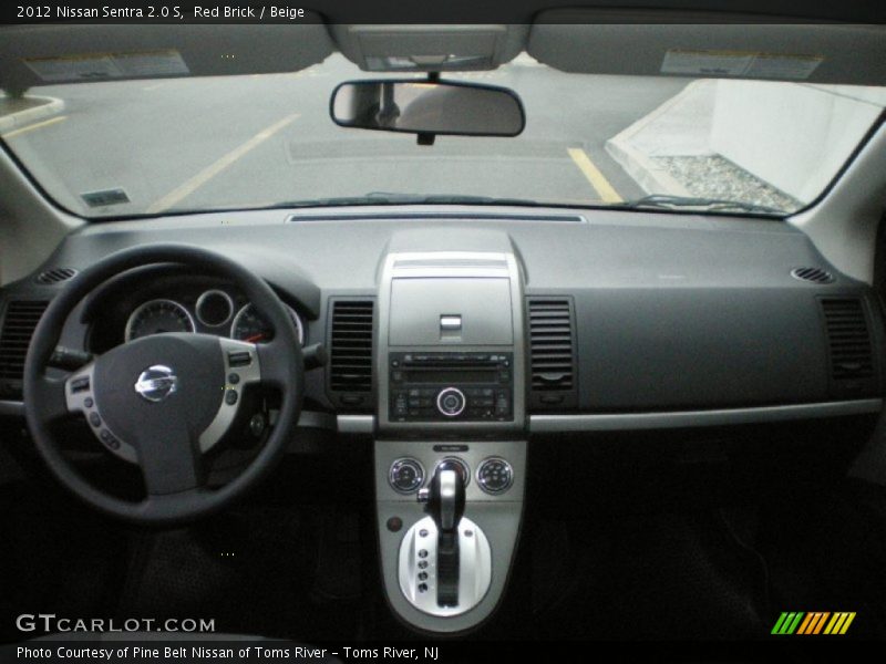 Red Brick / Beige 2012 Nissan Sentra 2.0 S