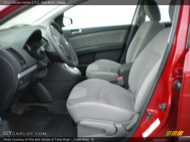 Red Brick / Beige 2012 Nissan Sentra 2.0 S