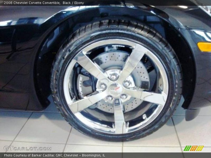 Black / Ebony 2008 Chevrolet Corvette Convertible