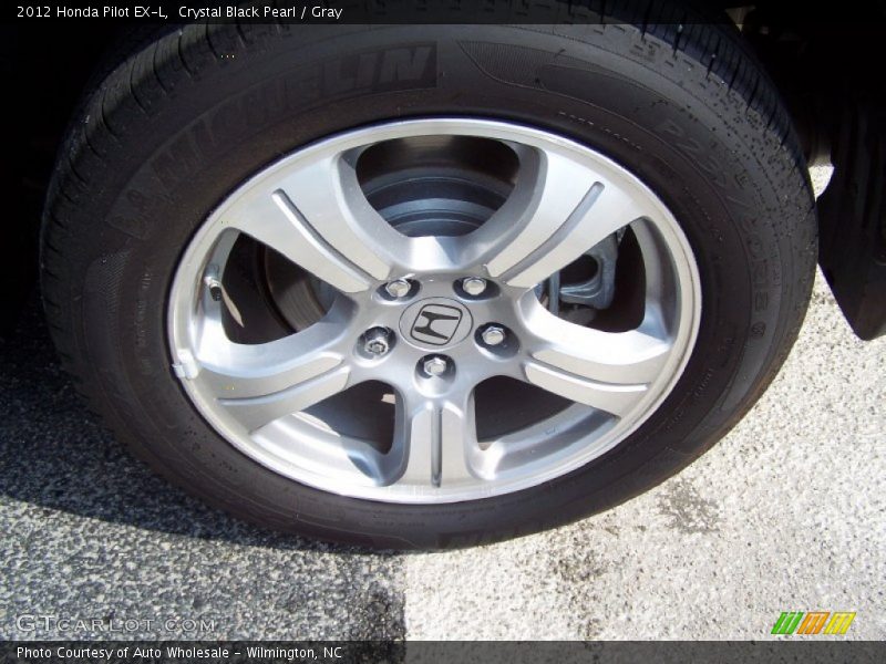 Crystal Black Pearl / Gray 2012 Honda Pilot EX-L