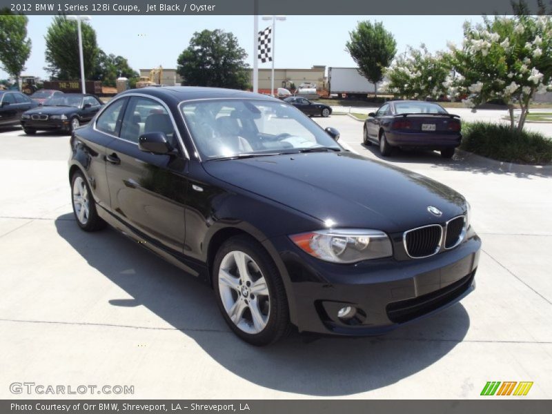 Jet Black / Oyster 2012 BMW 1 Series 128i Coupe