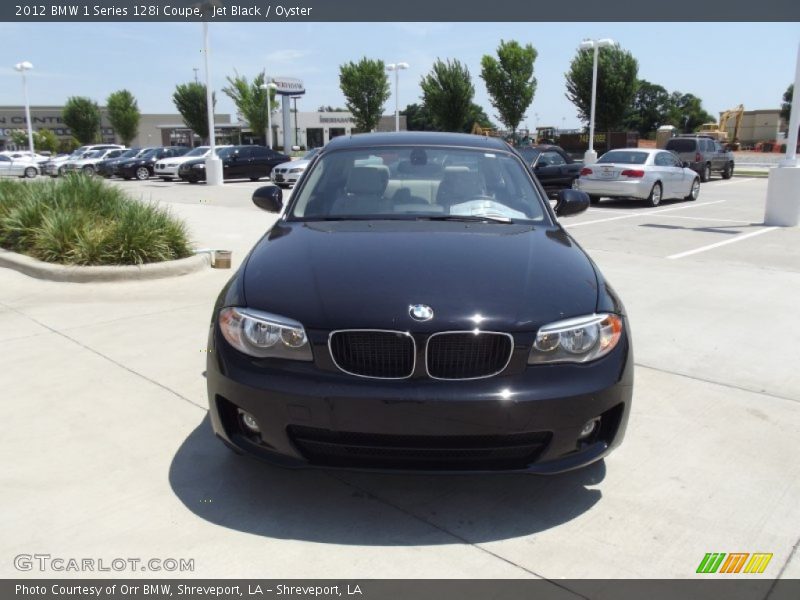 Jet Black / Oyster 2012 BMW 1 Series 128i Coupe