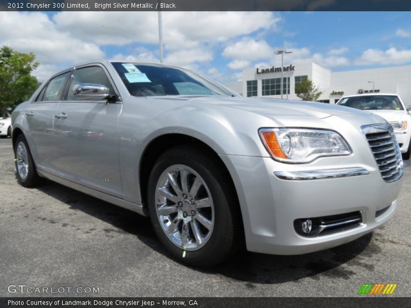 Bright Silver Metallic / Black 2012 Chrysler 300 Limited