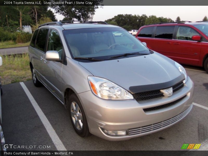 Silver Shadow Pearl / Stone Gray 2004 Toyota Sienna XLE