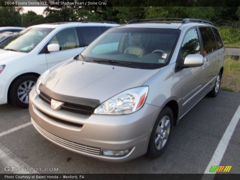 Silver Shadow Pearl / Stone Gray 2004 Toyota Sienna XLE
