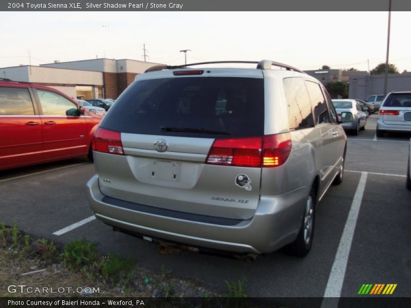 Silver Shadow Pearl / Stone Gray 2004 Toyota Sienna XLE