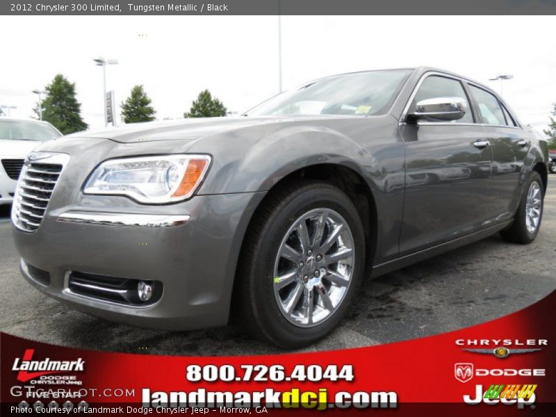 Tungsten Metallic / Black 2012 Chrysler 300 Limited