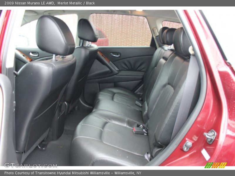 Merlot Metallic / Black 2009 Nissan Murano LE AWD