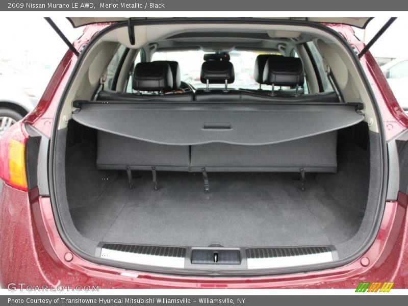 Merlot Metallic / Black 2009 Nissan Murano LE AWD